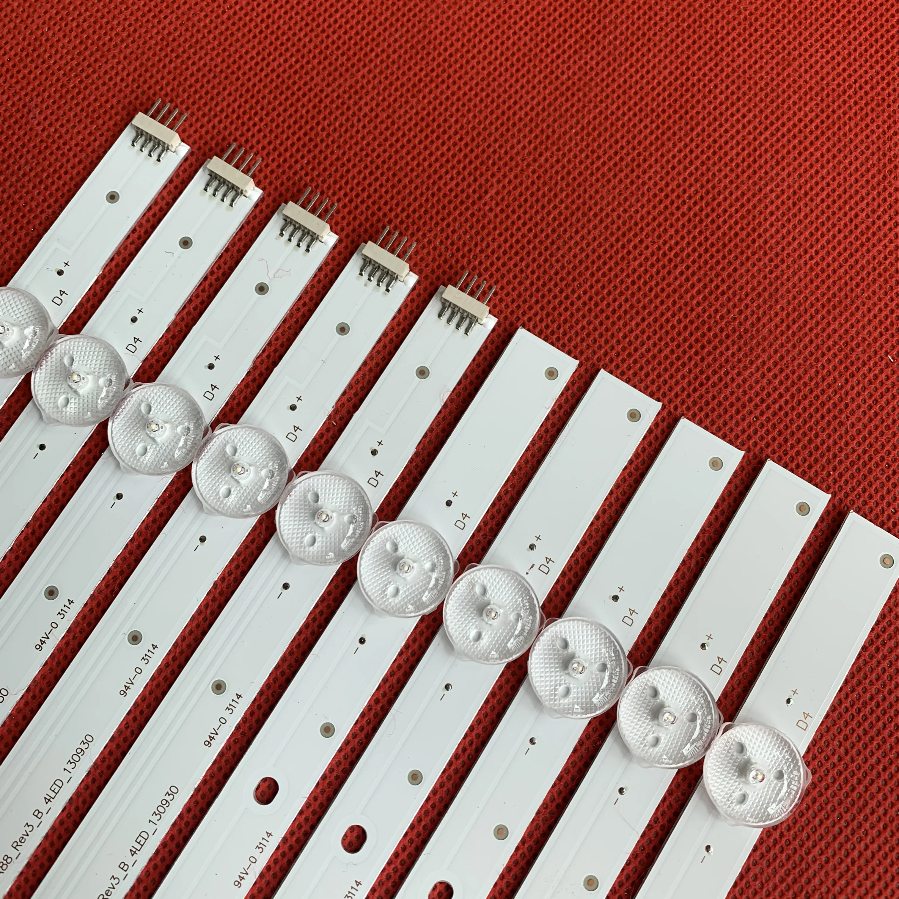 

10PCS LED Strip For Pana sonic 42"TV SV0420A88 SV0420AA5 For TX-42AS500E TX-42A400B TH-42LRU70 TH-42LRU70 TH-42A410T