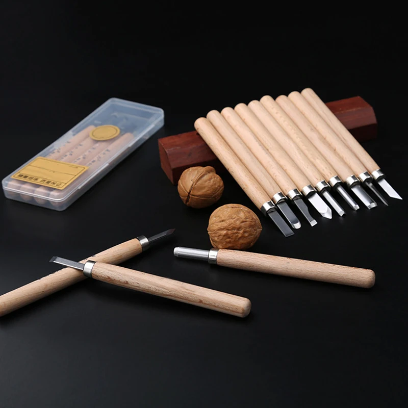 Токарный станок Gouge 8/10/12 шт. стамеска для работы с деревом инструменты резьбы по