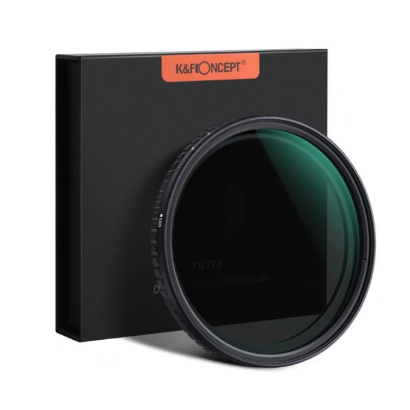 K &amp F Concept 52 мм ND2-ND32 ND фильтр переменной плотности для SLR и DSLR-камер Canon EF Nikon SONY NEX |