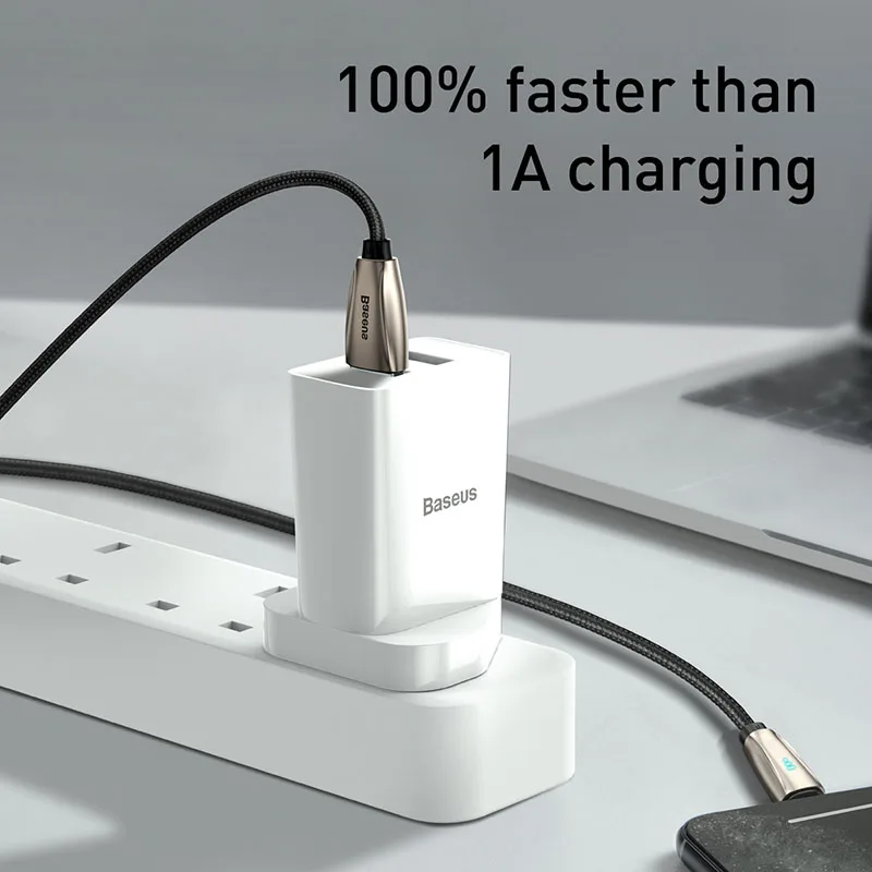 Настенное зарядное устройство Baseus с двумя USB разъемами для iPhone штепсельная Вилка