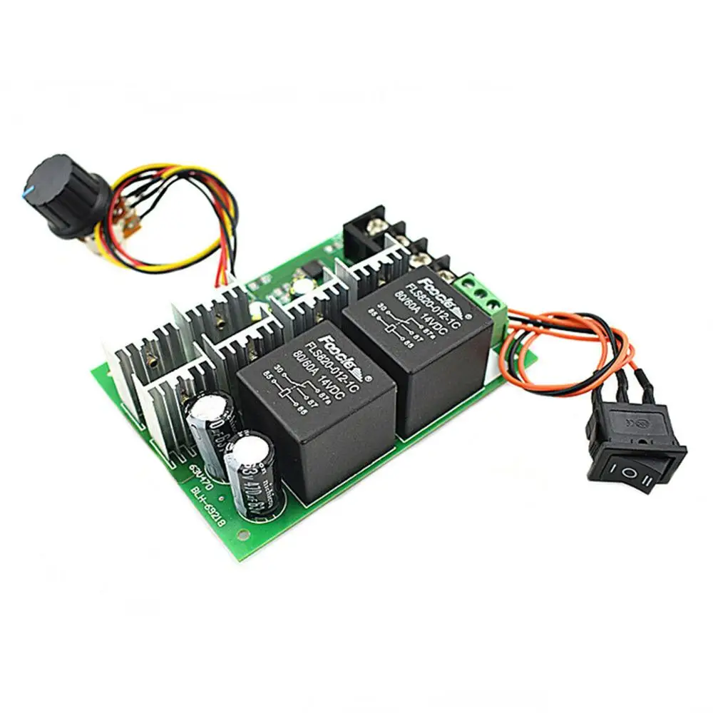 Новый регулятор скорости двигателя 12 В 24 в 36 48 60 А CW CCW PWM реверсивный