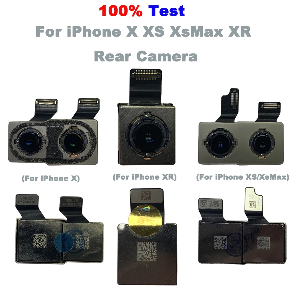 

Гибкий кабель для задней камеры iPhone X XS XsMax XR основной большой объектив FlexCable 100% тест