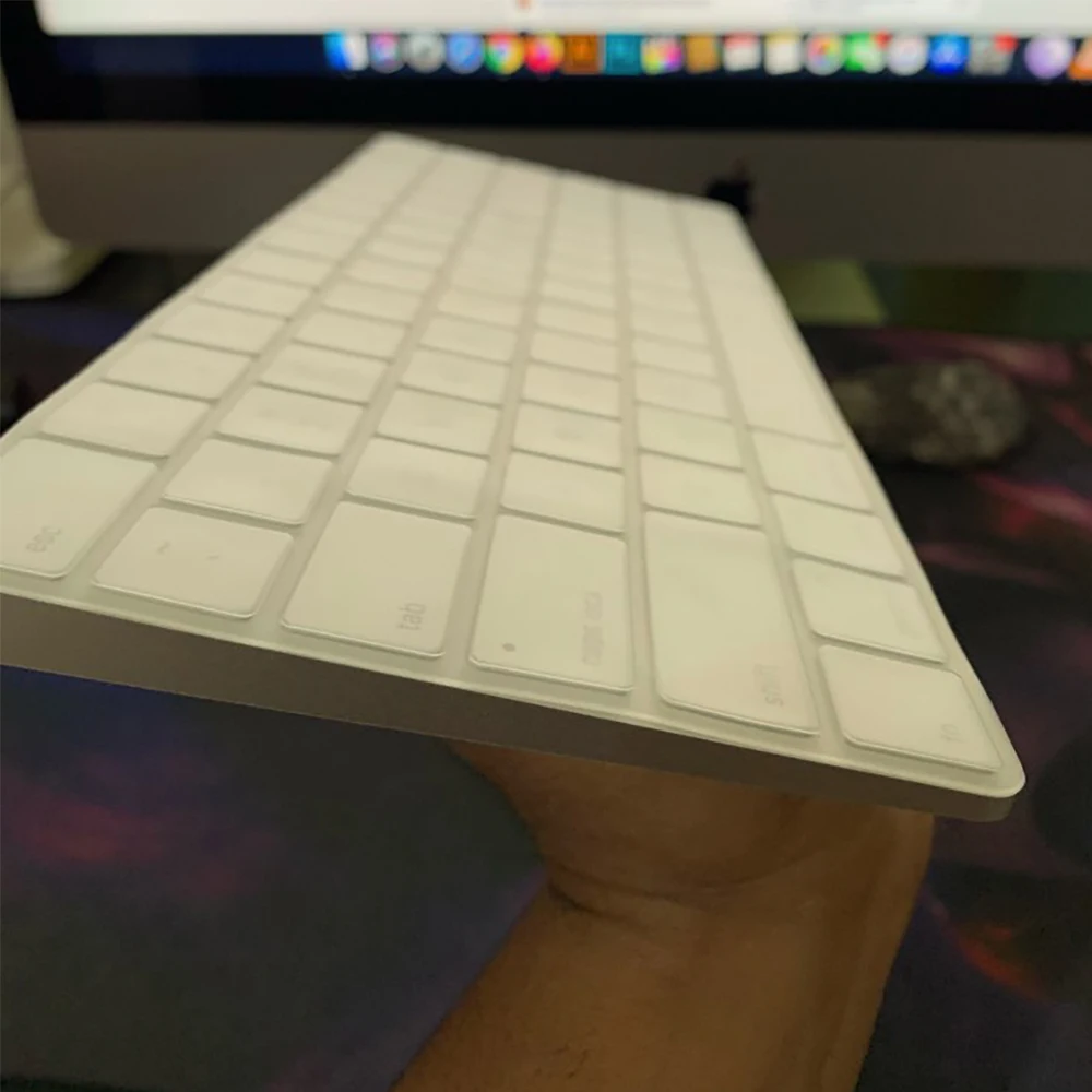 Силиконовый защитный чехол для клавиатуры настольный ПК Для imac ЕС США Apple Bluetooth