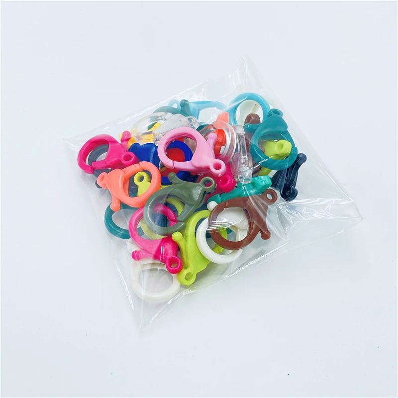 Пластиковые застежки-карабины для изготовления ювелирных изделий 10-20 шт./лот