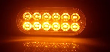 Yellow Color 4 шт 12V 24V 12 светодиодный стробоскоп Предупреждение светильник бар мигающий свет Truck LED супер яркий аварийного внимание Водонепроницаемый янтарного стекла для авто внедорожник - Цвет: Yellow Color