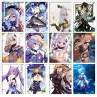 5D полностью своими руками алмазная живопись Genshin ударной серии аниме Алмазная мозаика для девочек Вышивка крестом Наборы Декор для дома подарок