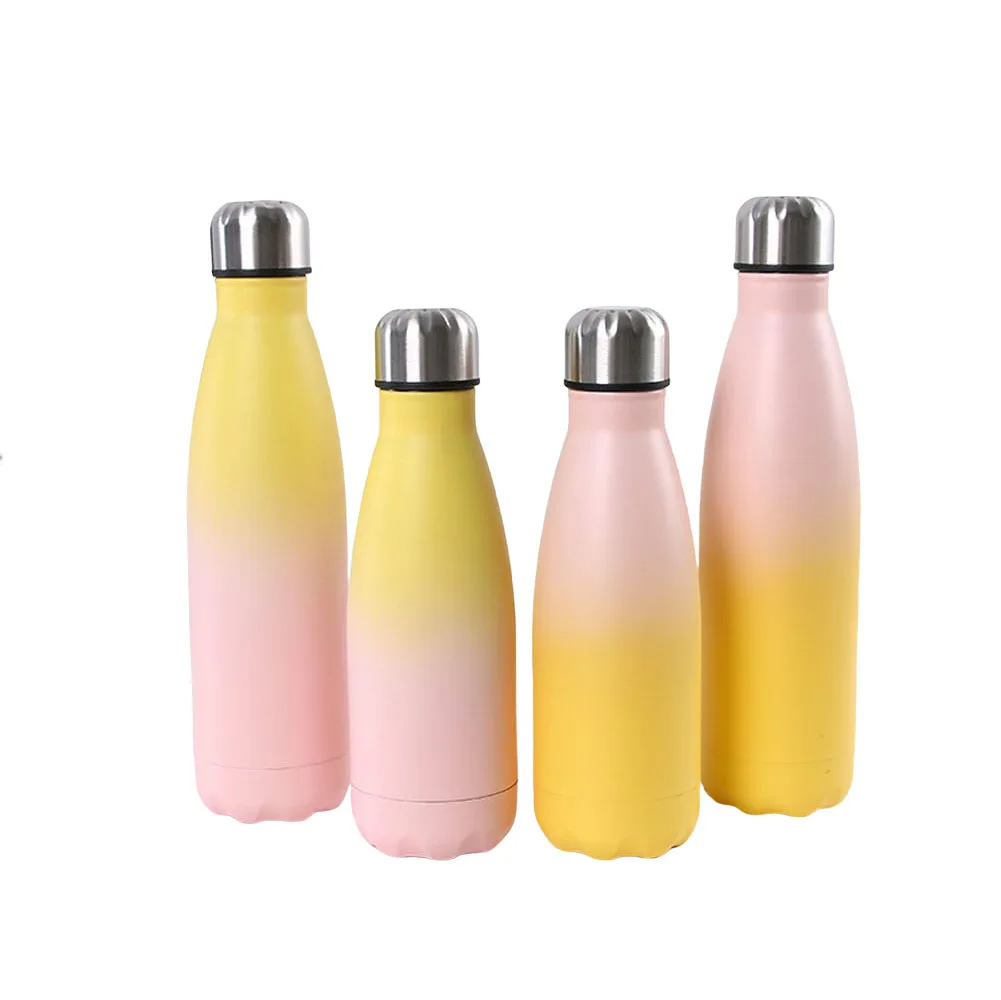 500 мл с двойными стенками изолированный термос Нержавеющая сталь бутылка для