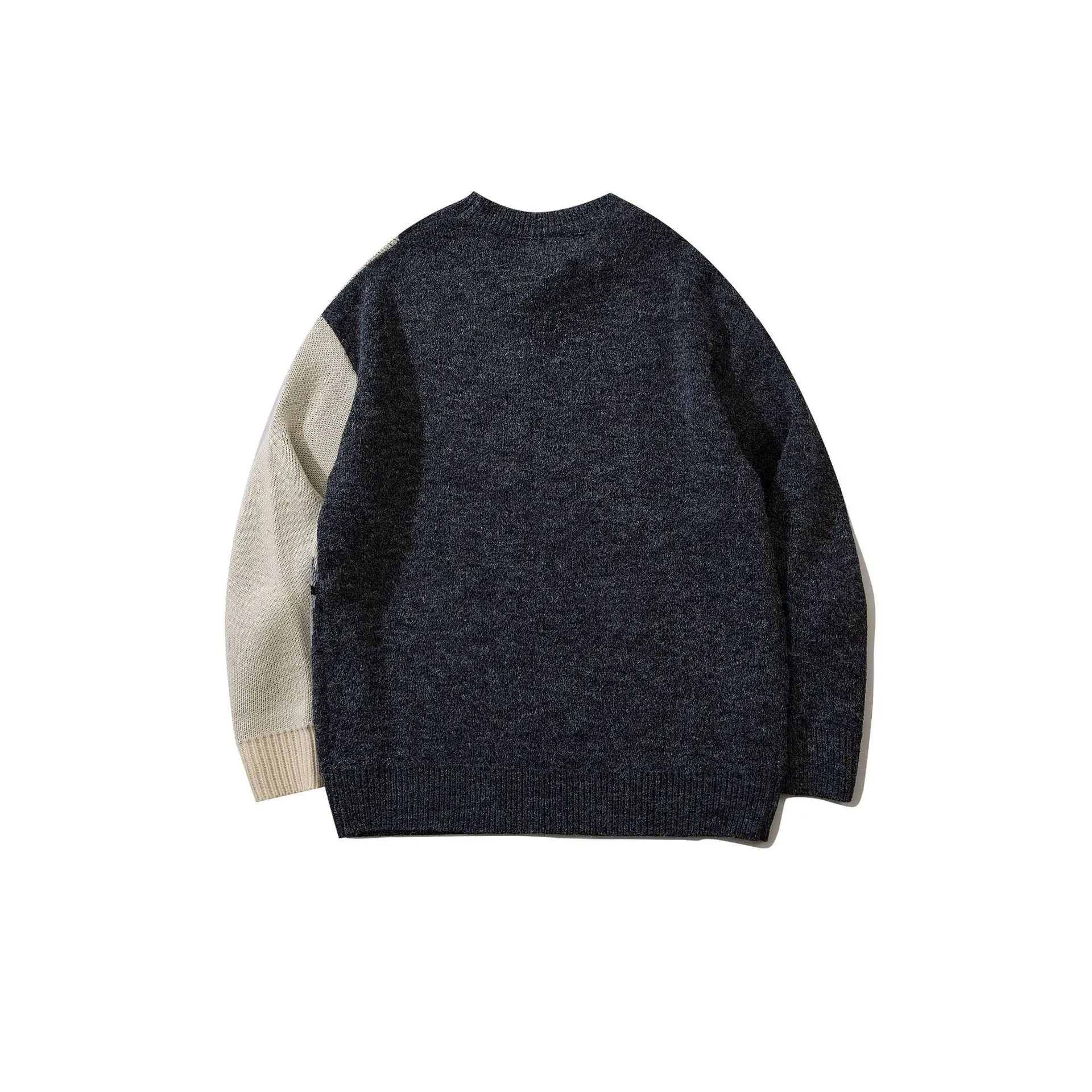 Мужской Жаккардовый свитер SEVEYFAN с мультяшным пингвином свободный хлопковый