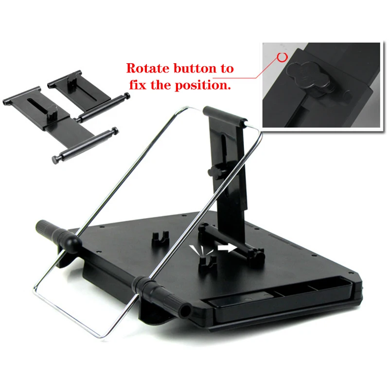 foldable new car computer rack with drawer shelf car steering wheel seat back laptop tray food drink table holder stand free global shipping