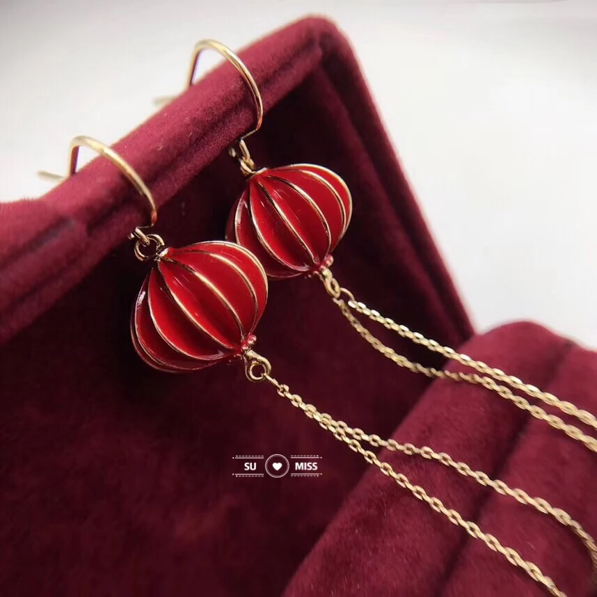 Модные Винтажные висячие серьги Стразы с цепочкой и кисточками для женщин дизайн