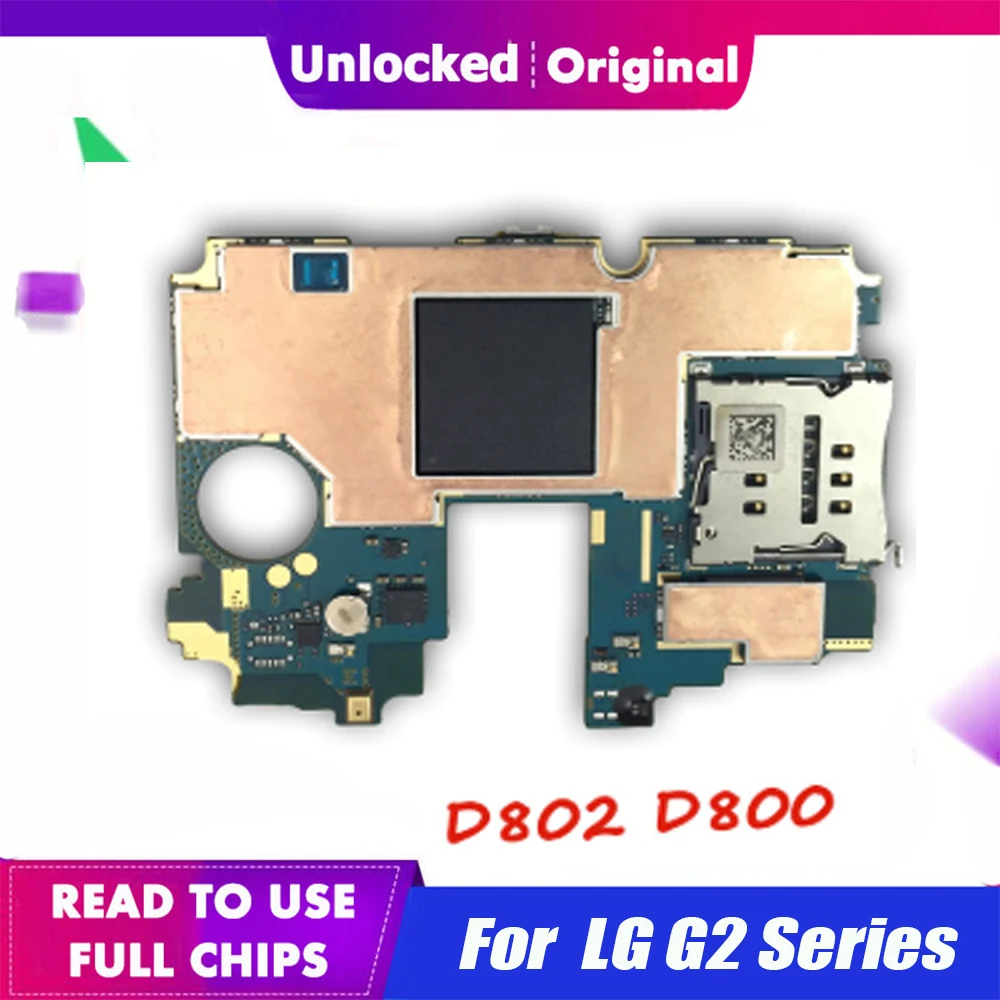 Оригинальная полная материнская плата для LG G2 D802 16 ГБ 32 D800 с системой Android