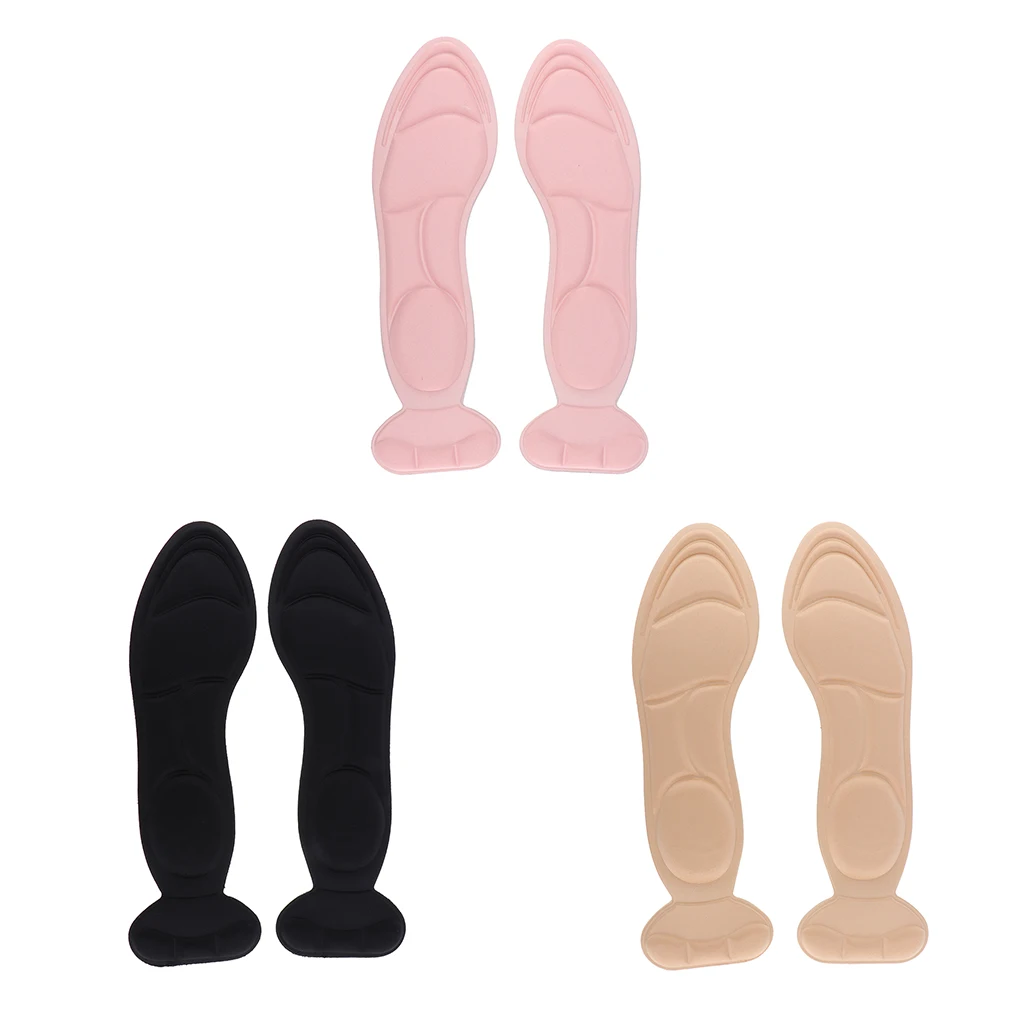 

5D Sponge Exercise Insoles Shock Absorption Breathable Massage Insert Pads