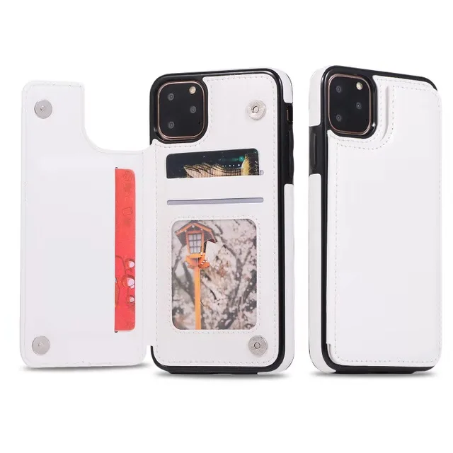 Защитный чехол для iPhone 11/iPhone 11 Pro/iPhone Pro max можно положить карты ПУ кожаный анти