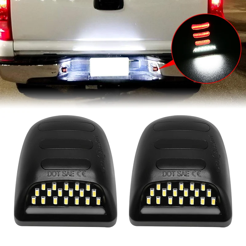 DERI Новый светодиодный светильник для номерного знака красный неоновый 12 В