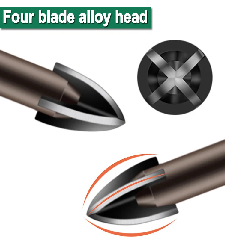 Крест шестигранные плитки биты Стекло Керамика бетона Расширитель отверстий