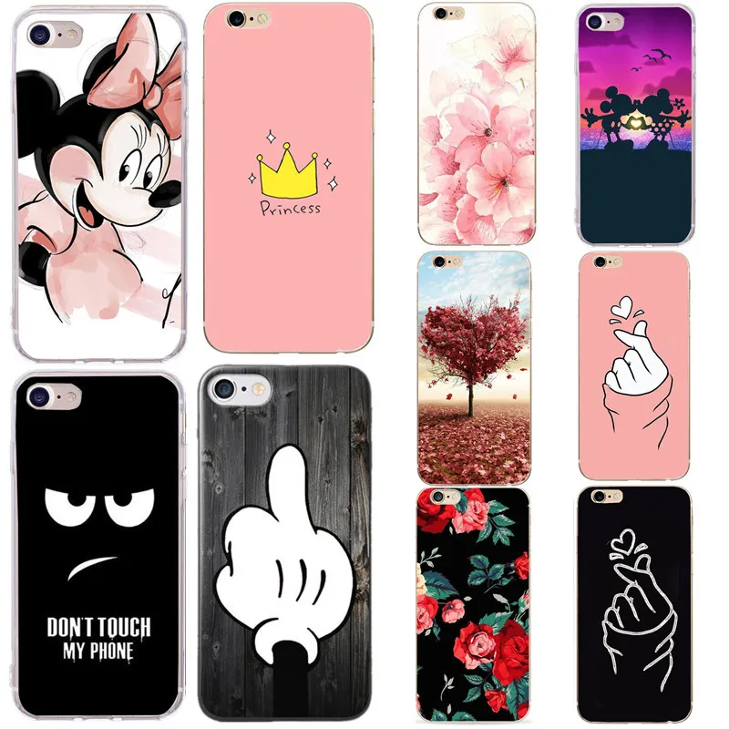 Чехол для iphone 7, чехол, Минни, силиконовый мягкий чехол, для Apple iphone 5 5S se, 6s, 6 s, 7, 8 plus, xs max x 10, xr, сумки, Funda
