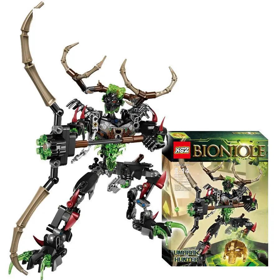 Bionicle 172 шт. фигурки умарак строительные блоки игрушки для детей совместимы с Lepining