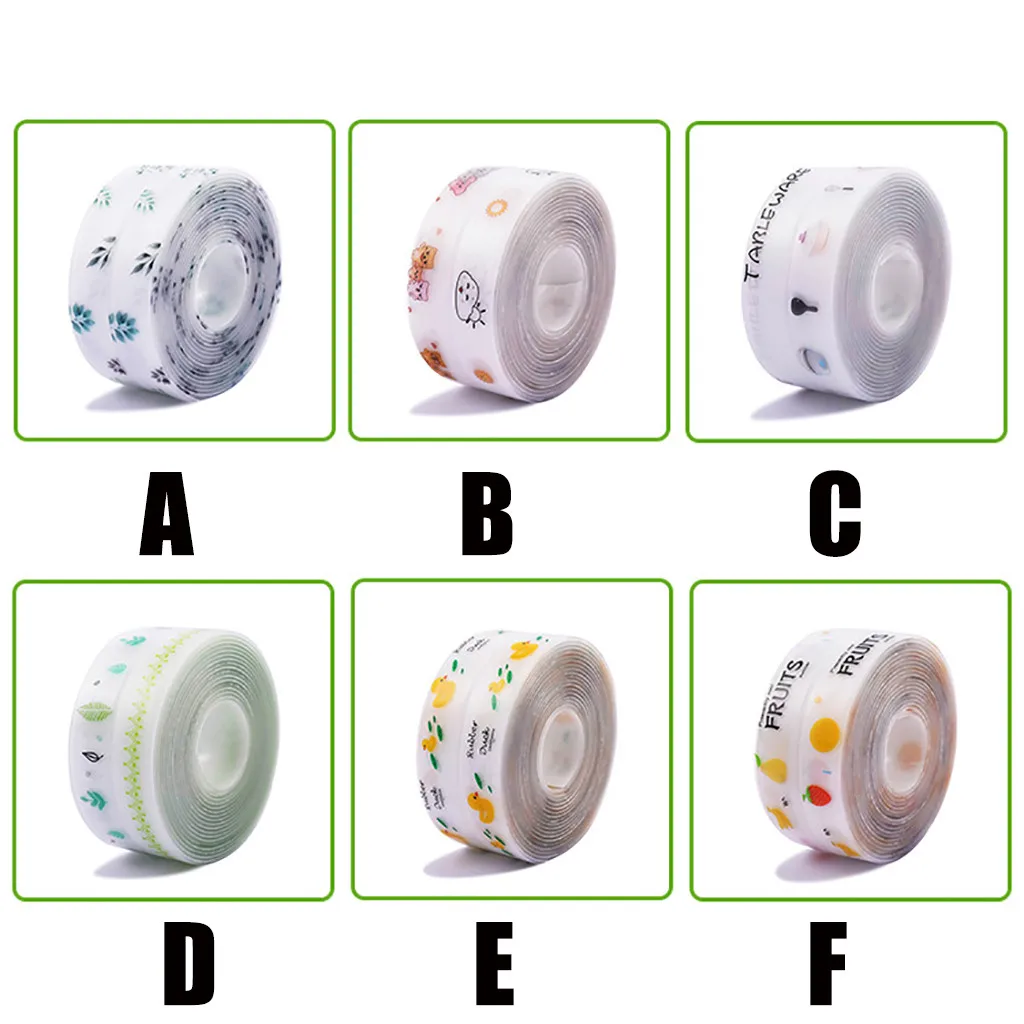 Кухонная раковина Водонепроницаемая плесень сильная самоклеящаяся прозрачная