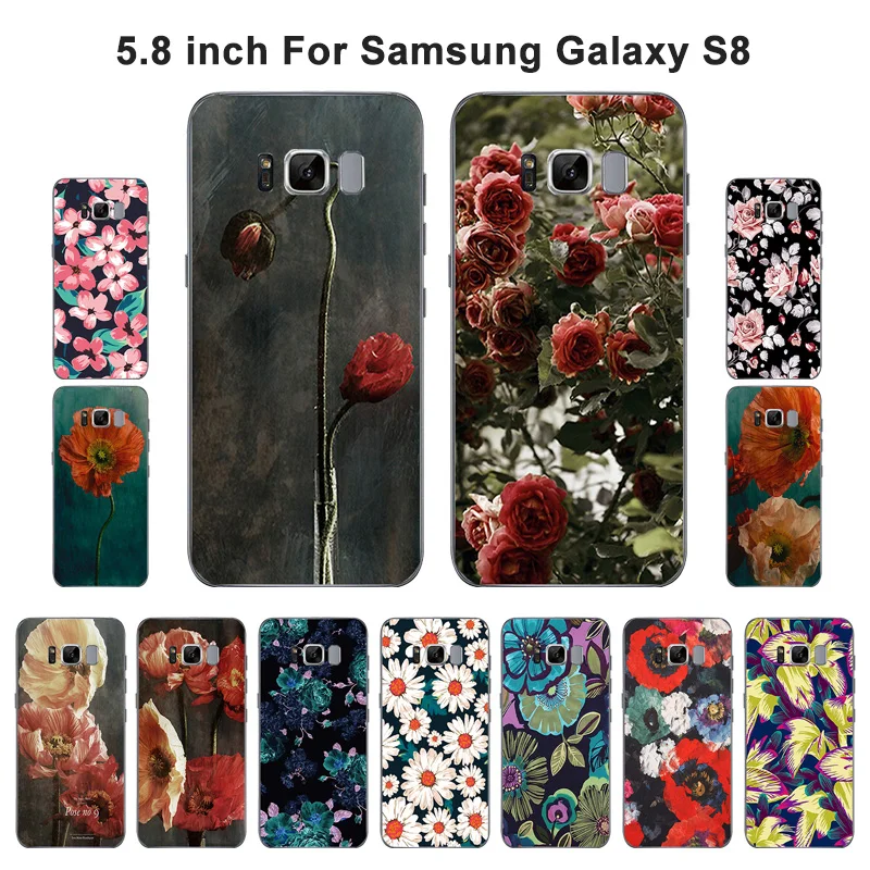 Чехол для телефона Samsung Galaxy S8 G950 G950F G9500 SM мягкий силиконовый чехол из ТПУ с