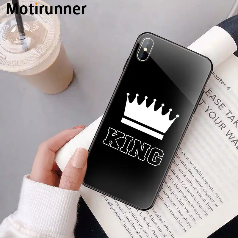 Motirunner Boss queen King Text Art Новое поступление черный чехол для телефона iPhone 11 pro XS MAX 8 7 6 6S