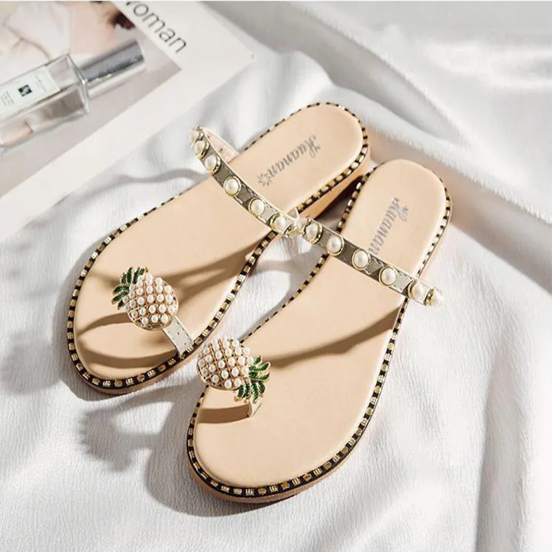 2020 Популярные летние женские сандалии на Плоском Каблуке плоской подошве в