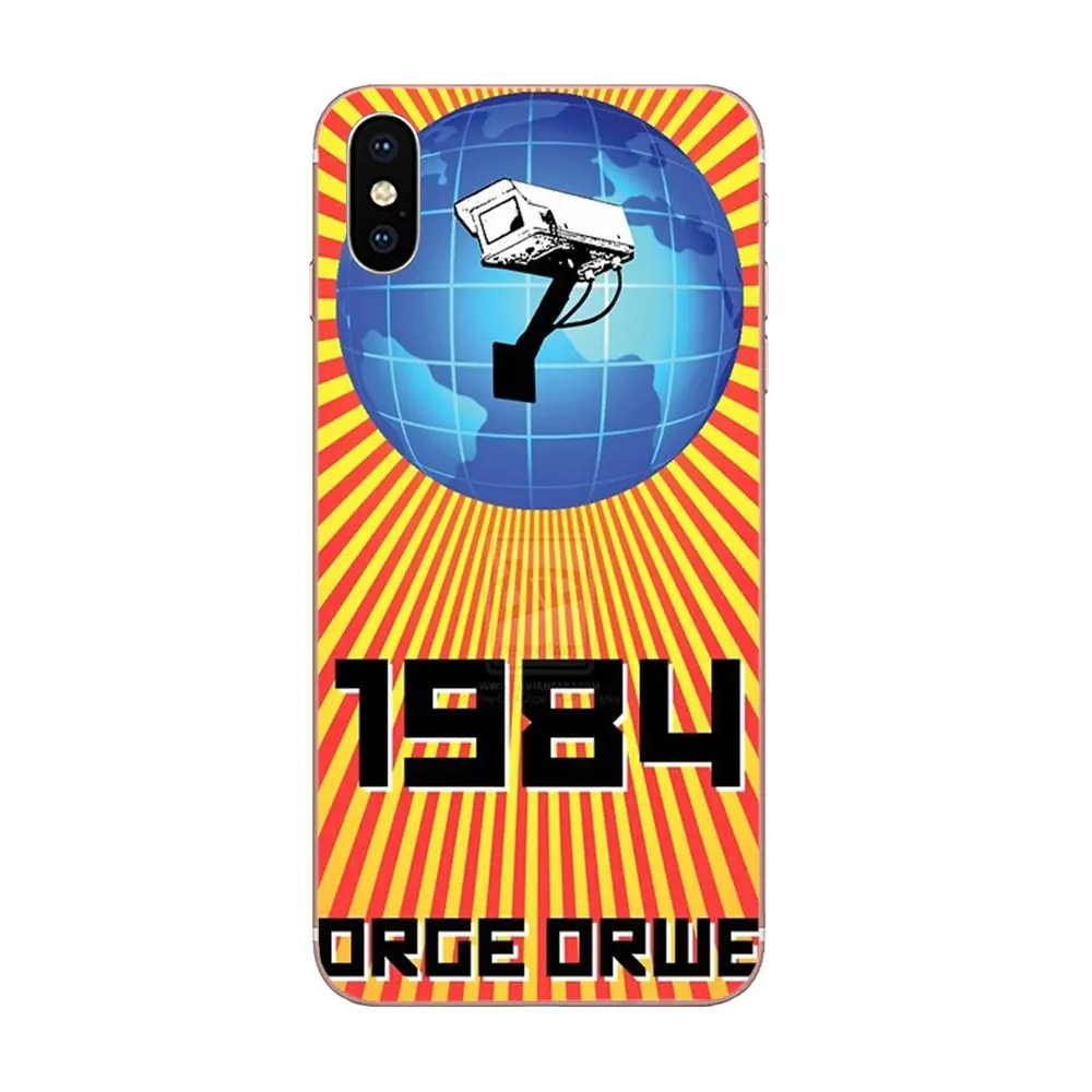 Phone Soft Shell For Xiaomi Redmi Note 2 3 3S 4 4A 4X 5 5A 6 6A Pro Plus 1984 George Orwell Book Flexibles | Мобильные телефоны и
