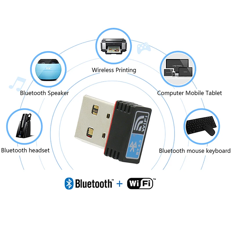 BT4.0 мини-usb Wi-Fi Bluetooth двойная функция беспроводной 3g 4G сетевая карта для ноутбука