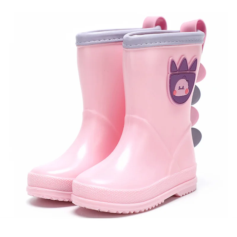 DRIPDROP Резиновые сапоги детские Непромокаемые для мальчиков и девочек с рисунком