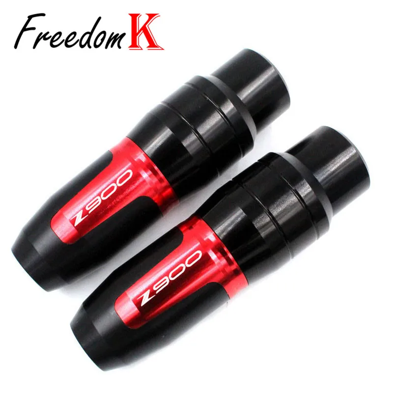 Защита рамы мотоцикла CNC Aluminum Frame Crash Pads Exhaust Sliders Protector для KAWASAKI Z900 Z 900 2017 2018 2019 2020 с логотипом.