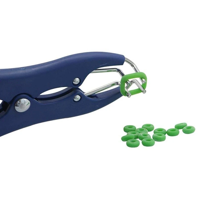 Плоскогубцы для кастрации свиней с 100 кольцами ферм ветеринарный инструмент