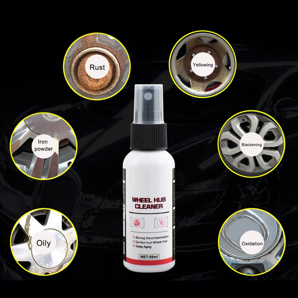 Средство для очистки автомобильных колес стальные диски 50 мл средство удаления