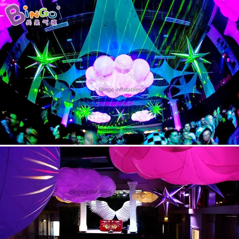 

Бесплатная доставка, 5 метров в диаметре, подвесной надувной красочный телефон со светодиодным освещением для украшения сцены-воздушные шарики с нарисованными облаками