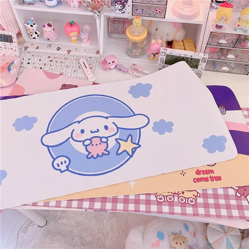 Cute Anime Printed Mouse Pad Waterproof Desktop Oil-proof Non-slip Desk Mat Kawaii Gaming Accessories Students Writing Pad