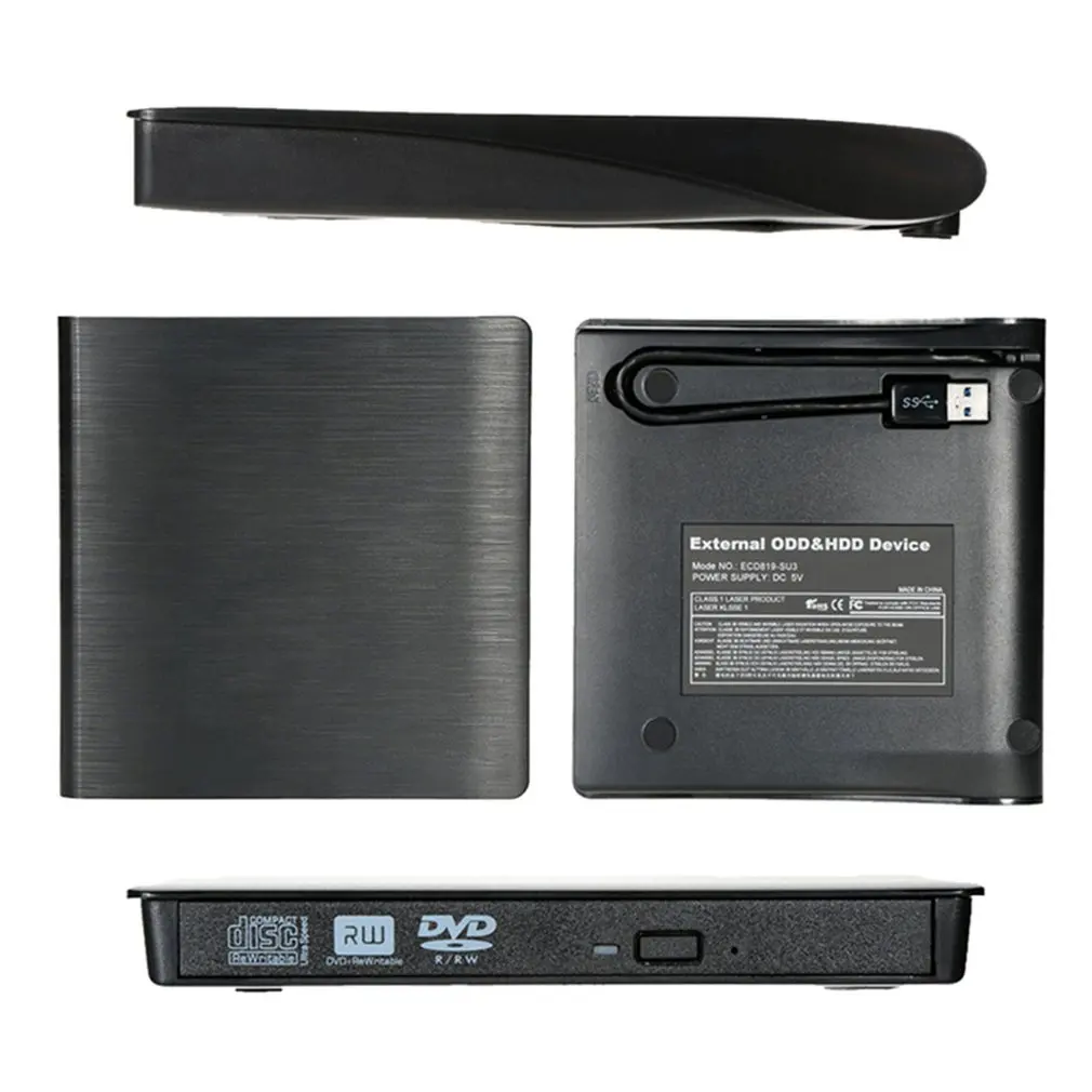 Чехол для оптического диска 9 5 мм USB 3 0 SATA внешний корпус мобильного телефона DVD/CD