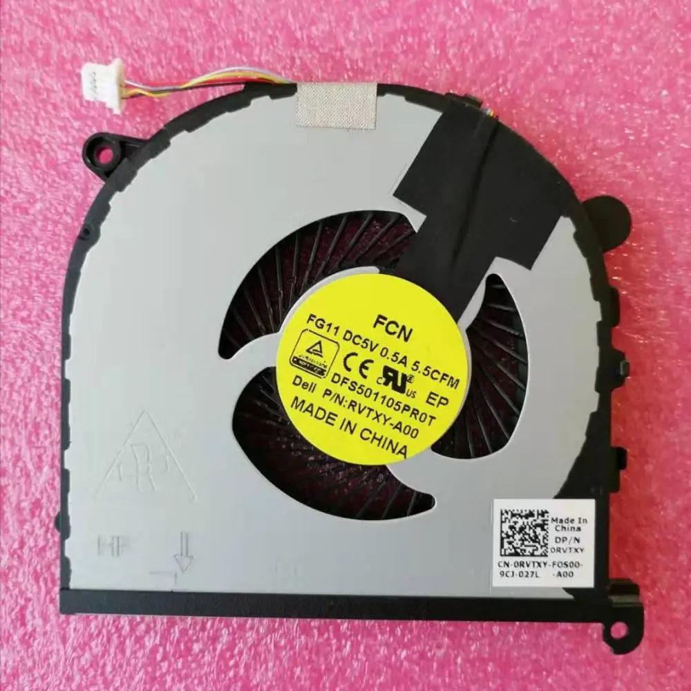Новый Процессор охлаждающий вентилятор GPU/радиатор для Dell XPS 15 9550 точность 5510