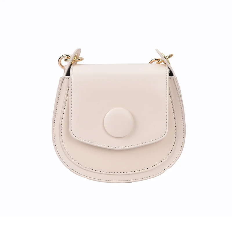 

Simple Mini Solid Color PU Leather Saddle Crossbody Bags for Women 2021 Summer Travel Luxury Shoulder Handbags and Purses