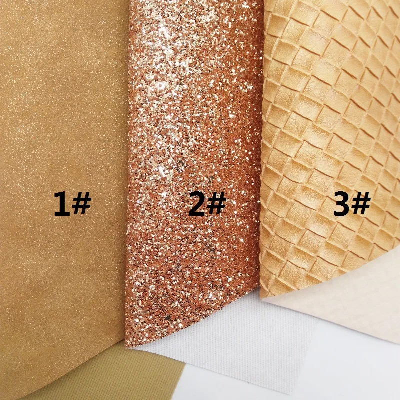 Тканевая ткань с золотистыми блестками тканевая из искусственной кожи листы