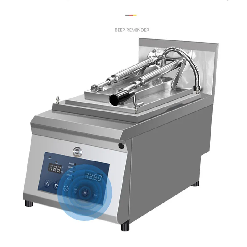

PBOBP Thickened Stainless Steel Fried Dumpling Processing Machine Automatic Fried Dumpling Machine Commercial 220V Pancake Machi