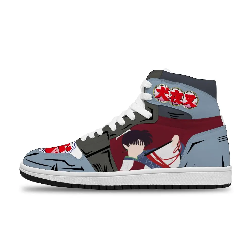 

2021 Японские Аниме Горячие Inuyasha Diy дышащая Спортивная нескользящая обувь для отдыха для мужчин модные кроссовки унисекс