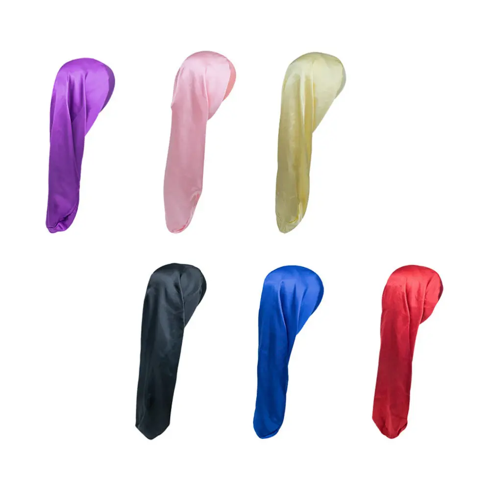 

6pcs Absorbent Hair Wrap Quick Dry Bath Cap Satin Shower Cap (Mixed Color)