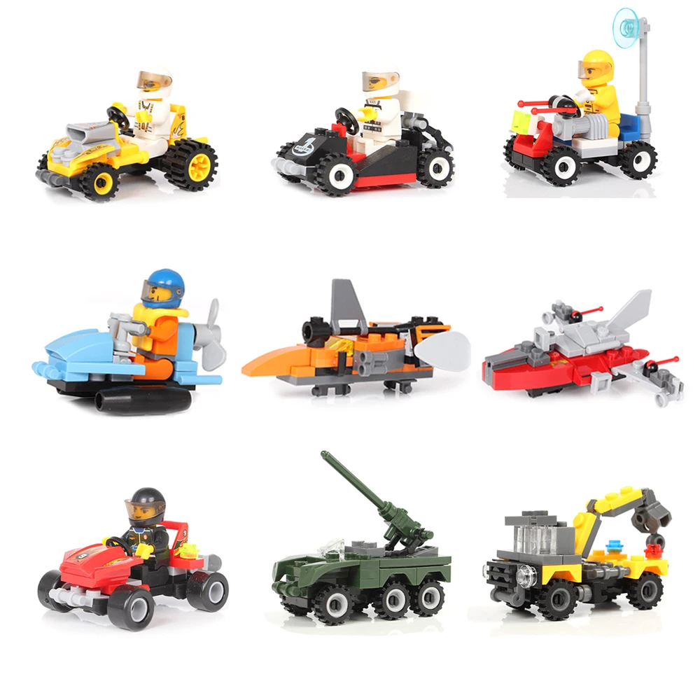 Креативное образовательное Строительство Строительные блоки игрушки для детей 6