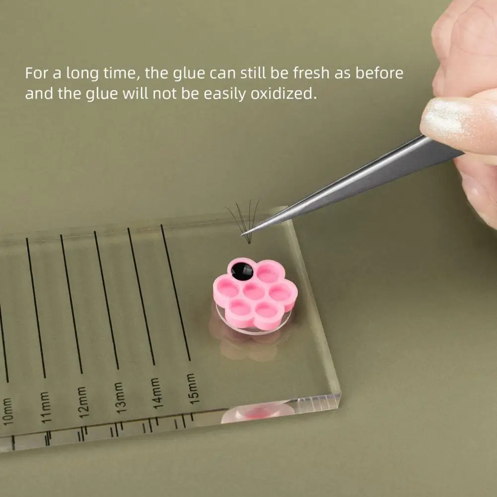 100 шт. клей для ресниц чашка цветок Форма задержки сушки Пластик прививки клея