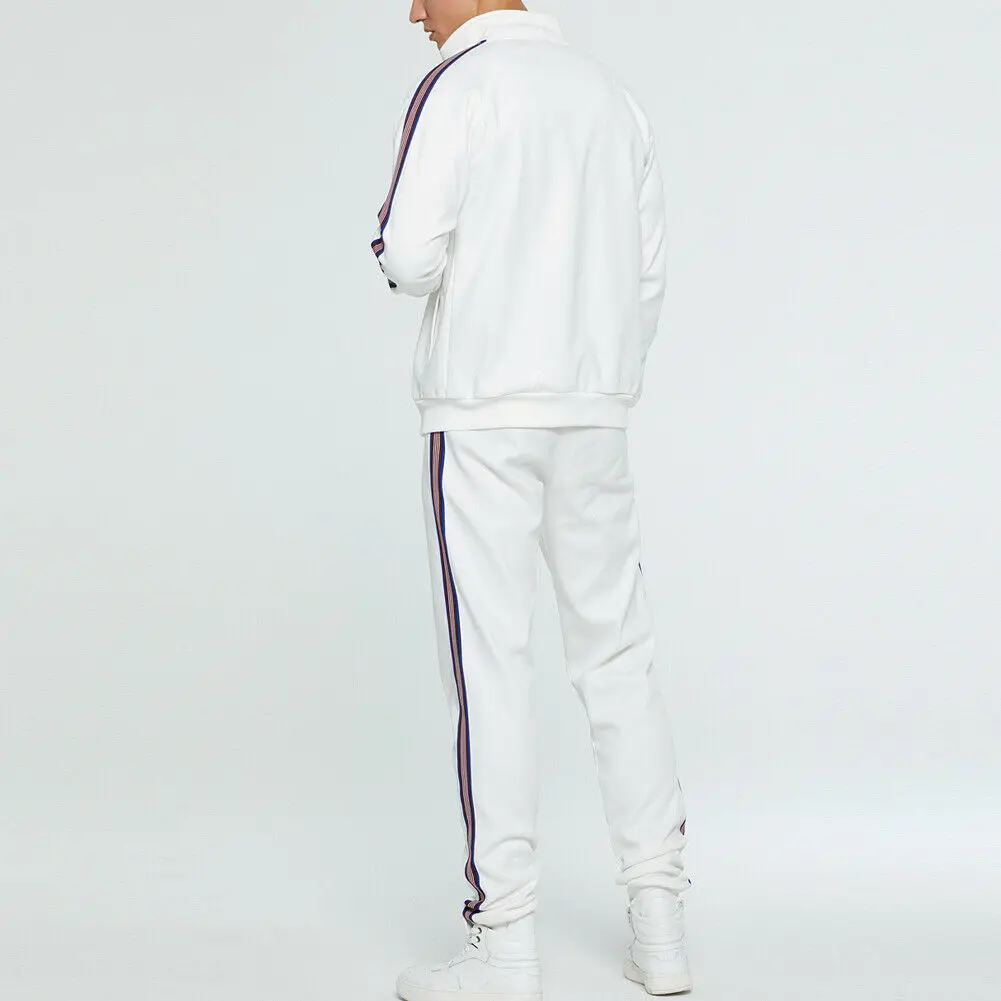 2 шт. мужской спортивный костюм подходит для пробежек бега модный на молнии