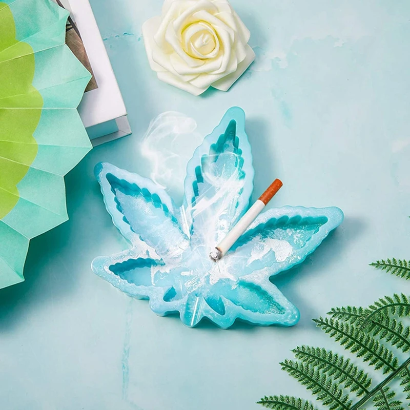 

Rolling Makeup Storage Tray Serving Board Ashtray Combination Epoxy Resin Mold Herb Spice Mills Grinder Silicone Mould