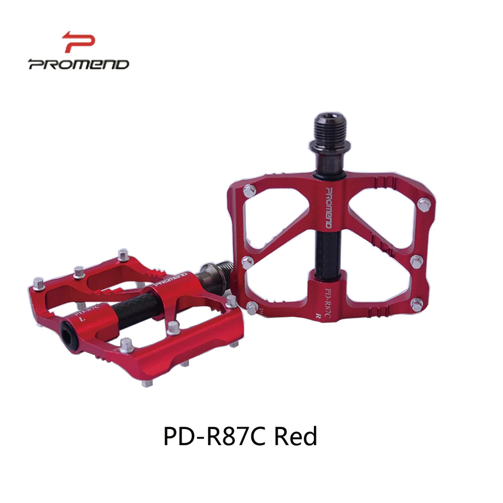 

ProMend Bicycle Pedal MTB Road Bike Carbon Fiber 3 Bearing Pedal Mountain Bike Pedals