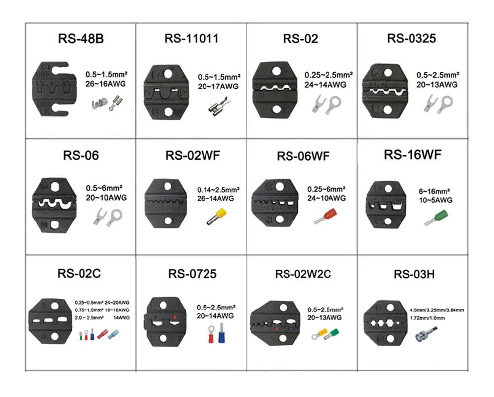 LUBAN мини обжимной инструмент Европейский стиль Обжимные Щипцы штампованные