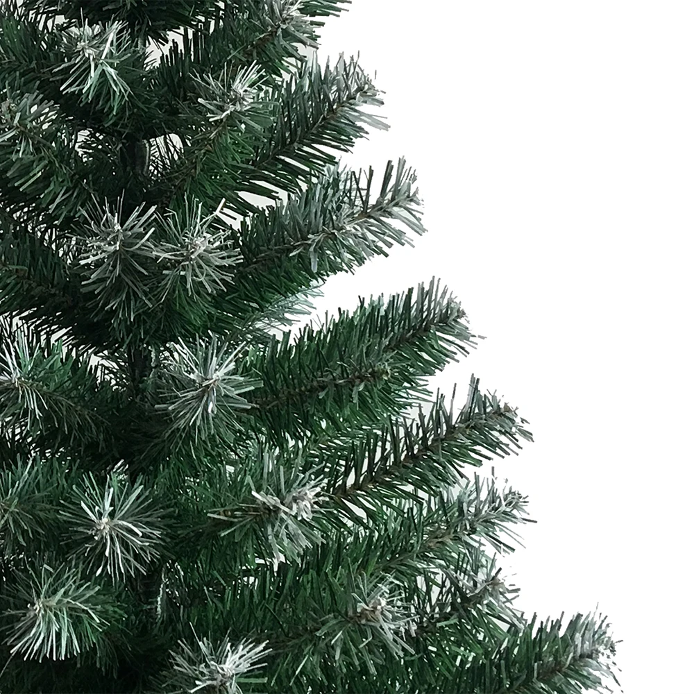 

6FT Iron Leg White PVC 650 Branches Christmas Tree Home Hotel Store Christmas Decor