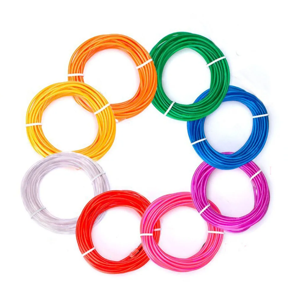 

EL Neon Light Strip LED Christmas Party Decor Light Room DIY Costumes Clothing Flexible EL Wire Rope Tube 1m /2m/3m/5m/10m