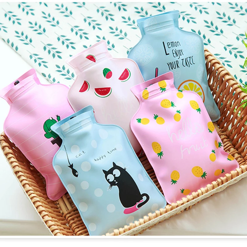 Мультяшная мини бутылка для горячей воды Корейская версия маленького инжектора