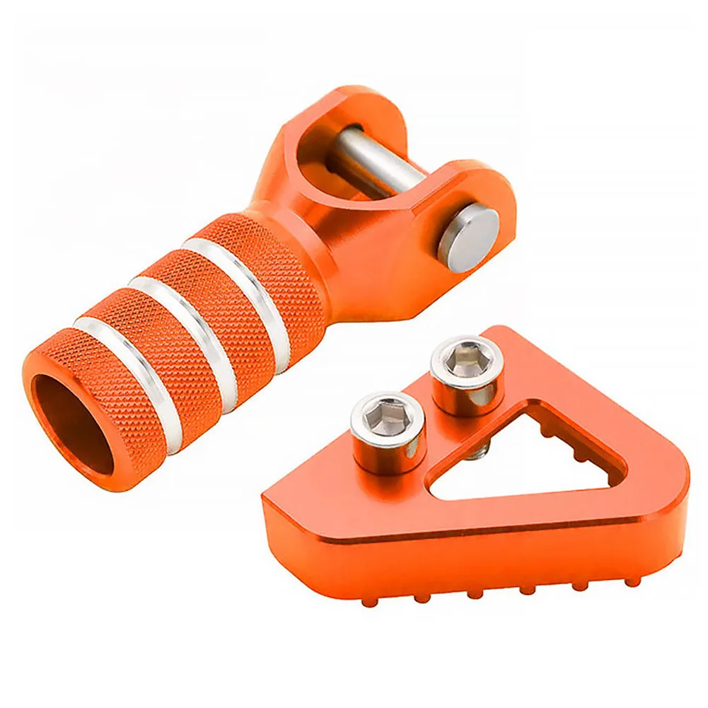 Детали мотоцикла алюминиевые EXC/SMC/250/450 CNC оранжевая Тормозная ступенчатая